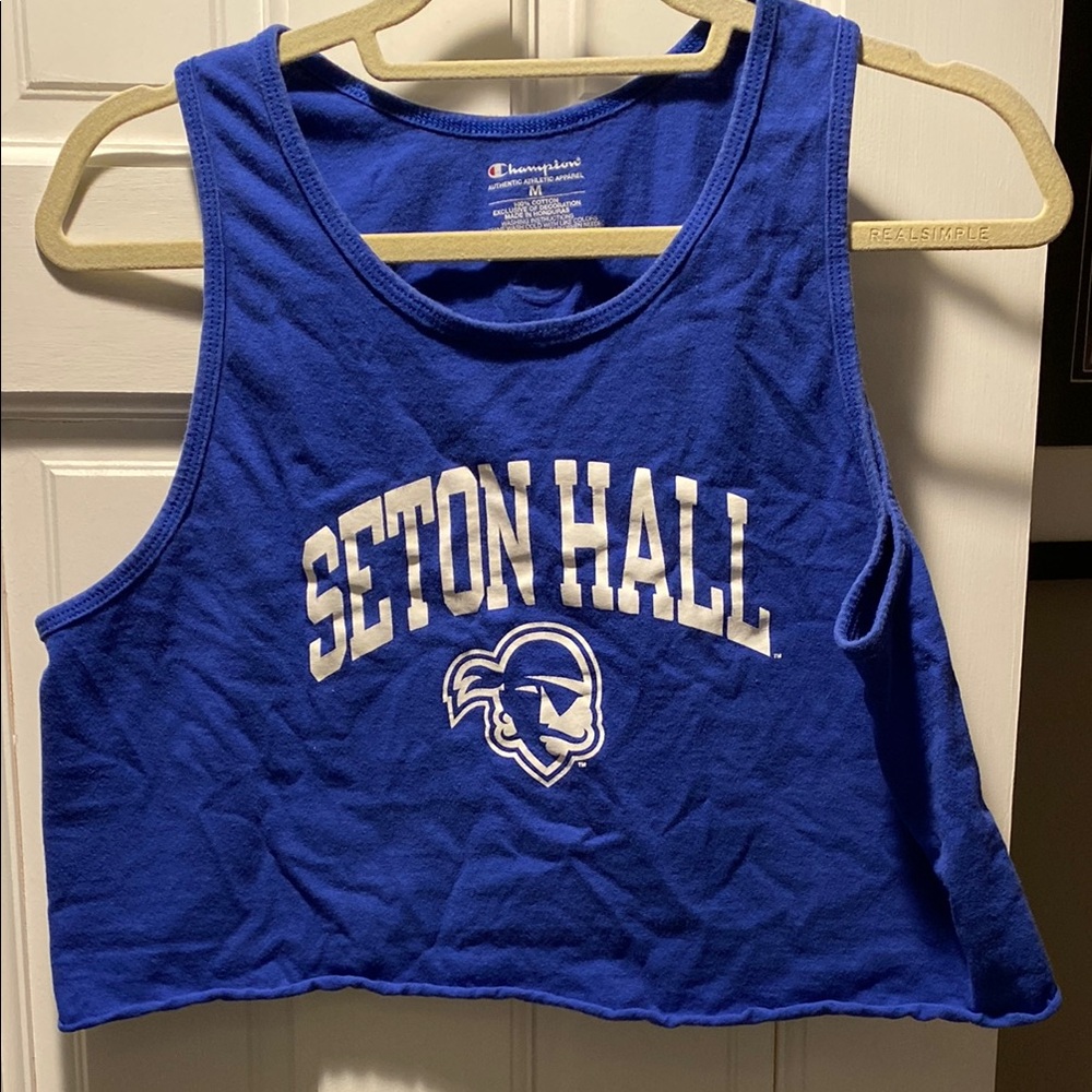 Champion Royal Blue Seton Hall Tank